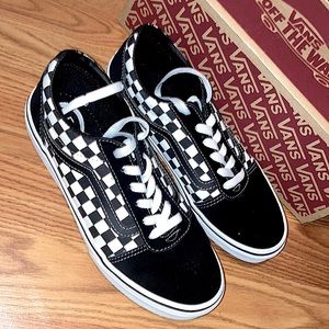 Black & White Checkered Vans